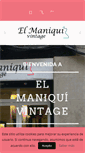 Mobile Screenshot of elmaniquivintage.com